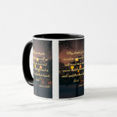 Isaiah 1:5 KJV Bible Scripture Pic Zwei-Tone-Tasse Tasse (Vorderseite Links)