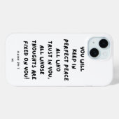 Isaiah 26:3 Fall Iphone 15 Case-Mate iPhone Hülle (Rückseite (Horizontal))