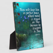 Isaiah 26:3 fotoplatte (Seite)