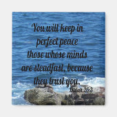 Isaiah 26:3 magnet (Vorne)