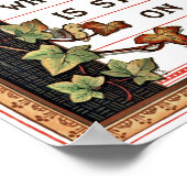 Isaiah 26:3 Viktorianisch Scripture Poster (Ecke)