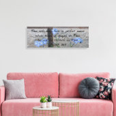 Isaiah 26 Leinwand des Vergessens-mir-nots (Insitu (Wohnzimmer))