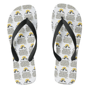 Isaiah 2:2 Bibelschrift Zitat All-over Unisex Badesandalen