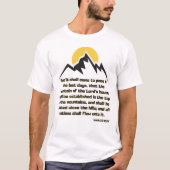Isaiah 2:2 Bibelschrift Zitat KJV Unisex T-Shirt (Vorderseite)