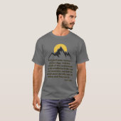 Isaiah 2:2 Bibelschrift Zitat KJV Unisex T-Shirt (Vorne ganz)