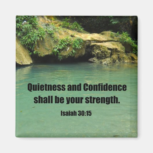 Isaiah 30:15 magnet (Vorne)