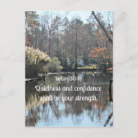 Isaiah 30:15 Ruhe und Zuversicht sollen