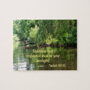 Isaiah 30:15 Ruhe und Zuversicht sollen Puzzle