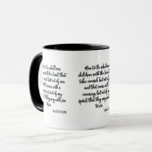 Isaiah 30:1 KJV Bible Verse Zwei-Tone-Tasse Tasse (Vorderseite Links)