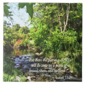 Isaiah 33:21 fliese (Vorderseite)