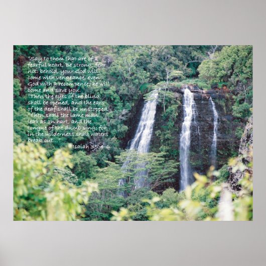 Isaiah 35 poster (Vorne)
