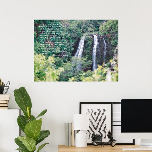 Isaiah 35 poster (Heimbüro)