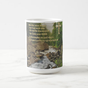 Isaiah 40:10 Christliche Tasse