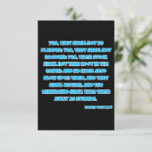 Isaiah 40:24 KJV Bibelschrift Gruß Karte (Stehend Vorderseite)