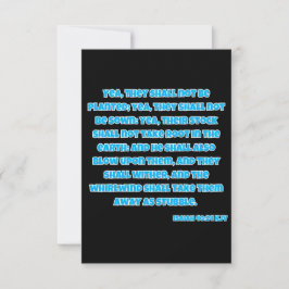 Isaiah 40:24 KJV Bibelschrift Gruß Karte