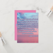 Isaiah 40:24 KJV Bible Scripture Pic Greeting Karte (Vorderseite/Rückseite Beispiel)