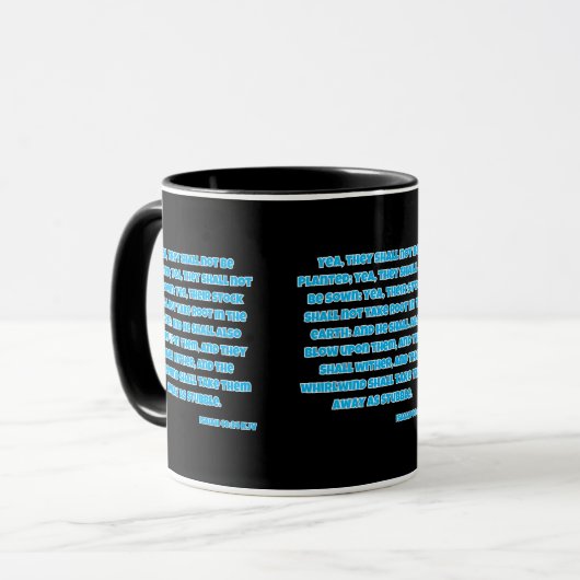Isaiah 40:24 KJV Bible Scripture Two-Tone Tasse (Vorderseite Links)