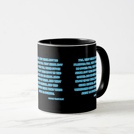 Isaiah 40:24 KJV Bible Scripture Two-Tone Tasse (VorderseiteRechts)
