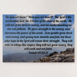 Isaiah 40:28-31 Comforting Bible Verse Puzzle