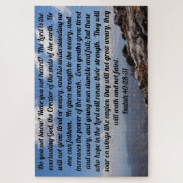 Isaiah 40:28-31 Comforting Bible Verse Puzzle