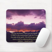 Isaiah 40:28 Sierra Sunset Mousepad (Mit Mouse)