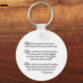 Isaiah 40:29-31 schlüsselanhänger (Vorderseite)