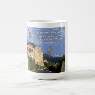 Isaiah 40:30-31 kaffeetasse