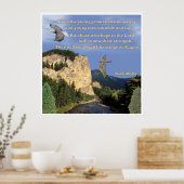 Isaiah 40:30-31 poster (Küche)