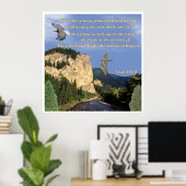 Isaiah 40:30-31 poster (Heimbüro)