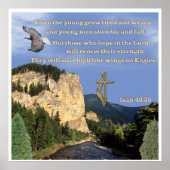 Isaiah 40:30-31 poster (Vorne)