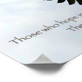 Isaiah 40:31 Adlerplakat Poster (Ecke)