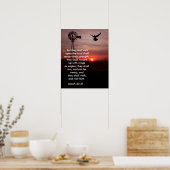 Isaiah 40:31 - Art Print Poster (Küche)