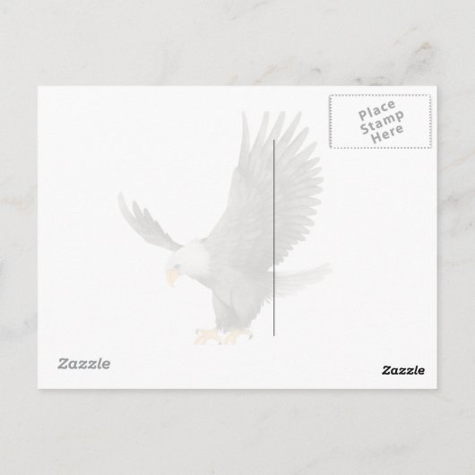 Isaiah 40:31 Auf der Adlerwoche Postkarte (Rückseite)