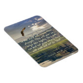 Isaiah 40:31 Auf Flügeln aufsteigen wie Adlermagne Magnet (Rechte Seite)