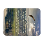 Isaiah 40:31 Auf Flügeln aufsteigen wie Adlermagne Magnet (Horizontal)