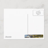 Isaiah 40:31 auf schwarz postkarte (Rückseite)