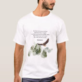 Isaiah 40:31 Berg mit Flügeln wie Adler T-Shirt (Vorderseite)