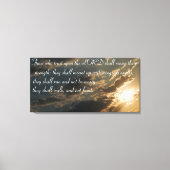 Isaiah 40:31 Bibel Vers Leinwand drucken (Vorderseite)