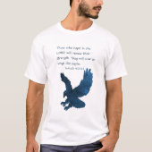 Isaiah 40 31 Bibelverse Adler T-Shirt (Vorderseite)