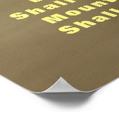 Isaiah 40:31 Bibelverse Monte on Wings Poster (Ecke)