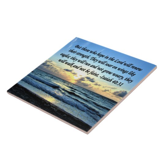 ISAIAH 40:31 BIBLE VERSE FLIESE (Seite)