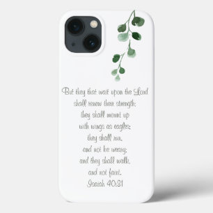 Isaiah 40:31 Bible Verse Shabby Chic Phone Case