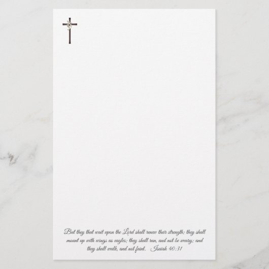 Isaiah 40:31 briefpapier (Vorderseite)