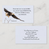 Isaiah 40:31 Christliches Verse der Bald-Adler-Bib Visitenkarte (Vorne/Hinten)