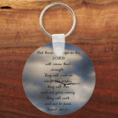 Isaiah 40:31 Custom Christian Bible Verse Gift Schlüsselanhänger (Vorderseite)