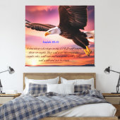"Isaiah 40:31" Der Power des Glaubens Leinwanddruck (Insitu (Schlafzimmer))