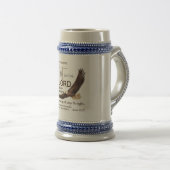 Isaiah 40:31 Die auf die Lord Scripture warten Bierglas (VorderseiteRechts)
