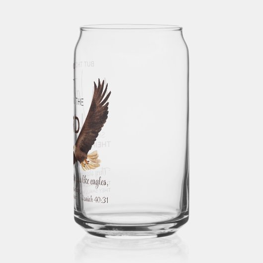 Isaiah 40:31 Die auf die Lord Scripture warten Dosenglas (Links)