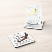 Isaiah 40:31 Die auf die Lord Scripture warten Getränkeuntersetzer (Rechte Seite)