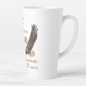 Isaiah 40:31 Die auf die Lord Scripture warten Milchtasse (Rechts)